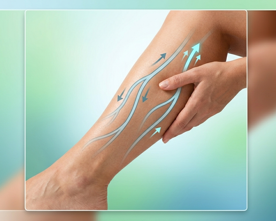 하지정맥류 증상과 다리 마사지